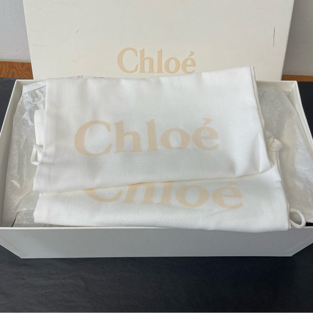 Chloe Marcie Slides in Eggshell size 35 - Picture 10 of 11